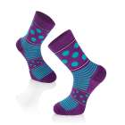 Chaussettes Active Lifestyle Violet - Bleu
