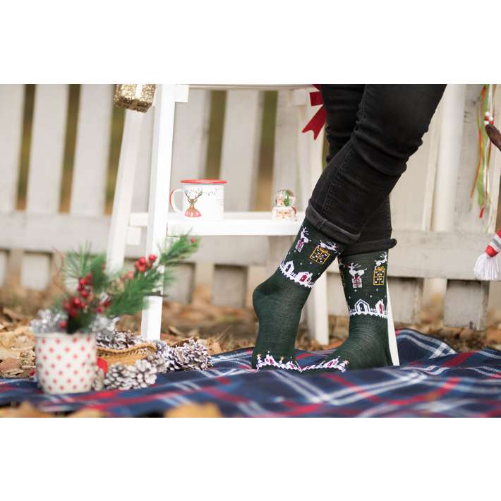 Chaussettes Homme Hivernales En Laine Mérinos Prisco – Lot De 4 Paires, Fabriqué En Italie, Taille 40-45 - 2