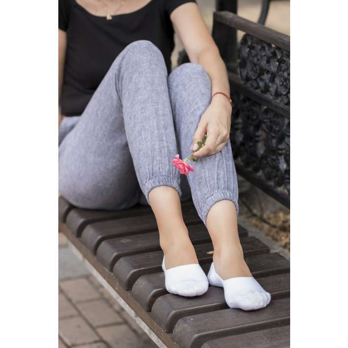 Socquettes invisibles Blanc pour femme