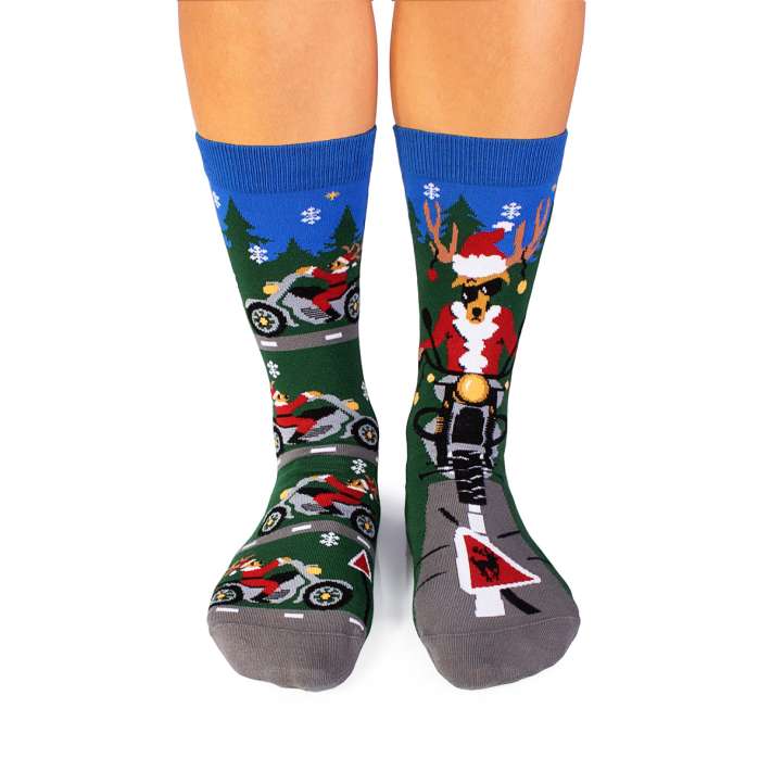 Rayures & Cie - Lot 12 Paires Chaussettes - Chaussette Noël