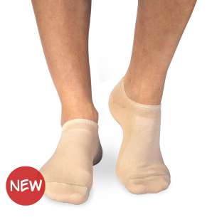 Κοντές κάλτσες από βαμβάκι Μερσεριζέ - Μπεζ