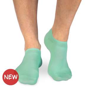 Κοντές κάλτσες από βαμβάκι Μερσεριζέ - Τυρκουάζ