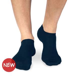 Къси чорапи от Мерсеризиран Памук - Тъмносин