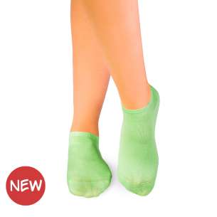Къси чорапи от Мерсеризиран Памук - Бледозелен