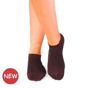 Къси чорапи от Мерсеризиран Памук - Кафяв
