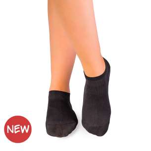 Κοντές κάλτσες από βαμβάκι Μερσεριζέ - Ανθρακί