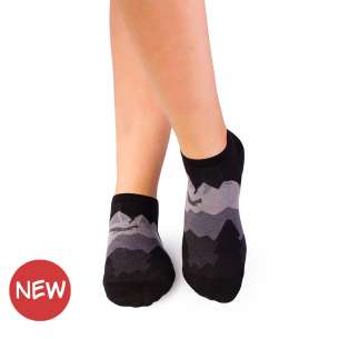 Къси чорапи от Фин Памук Полет - Черен