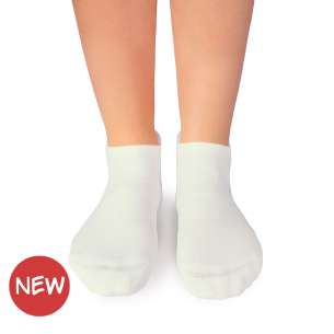 Κοντές βαμβακερές κάλτσες Active Day - λευκό 