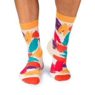 Памучни чорапи с Четки - Екрю