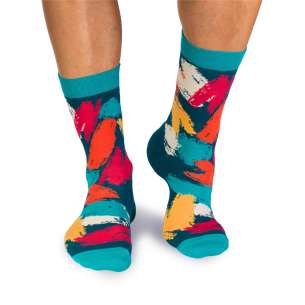 Памучни чорапи с Четки - Петрол