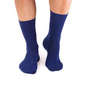 Heren diabetes sokken donkerblauw