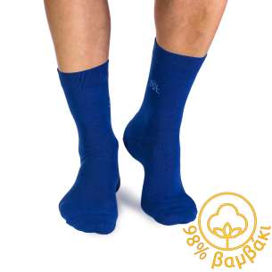 Κάλτσες από 98% βαμβάκι - μπλε