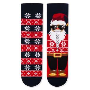 Arty socks met kerstman