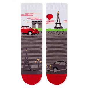 Arty Socks șosete Paris - Gri