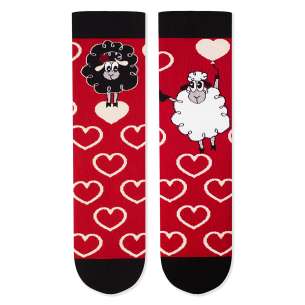 Arty socks In Love Valentijnssokken rood