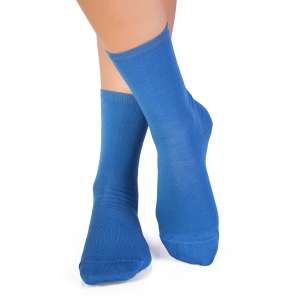 Λεπτές κάλτσες από μπαμπού - μπλε