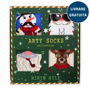 Cutie cu 4 perechi de șosete Arty Socks Crăciun