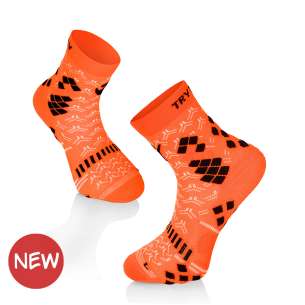 Компресивни чорапи '24 - Флуо Оранжев