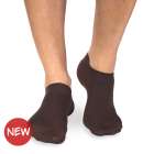 Κοντές κάλτσες από βαμβάκι Μερσεριζέ - Καφέ