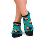 Къси Памучни чорапи с Петли - Мента