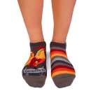 Arty Socks къси чорапи с Петел - Сив