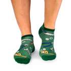 Къси чорапи от Фин Памук с Инструменти - Зелен