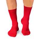Chaussettes Bambou Rouge