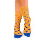 Бамбукови чорапи със Звезди - Жълт
