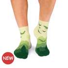 Фини Памучни чорапи над глезена Полет - Зелен