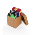 Кутия с 3 чифта Памучни чорапи Рок - 8 Ball