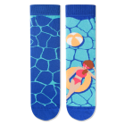 Arty socks met poolparty