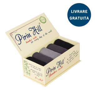 Cutie Lux cu 5 perechi de șosete din Bambus