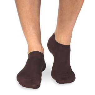 Socquettes Coton mercerisé - marron