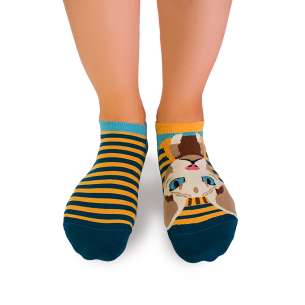 Arty Socks къси чорапи с Котка Сфинкс