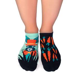 Arty Socks къси чорапи с Великденски Заек - Тъмносин