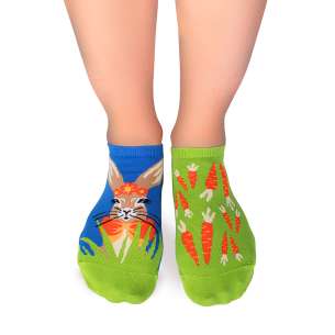 Arty Socks къси чорапи с Великденски Заек - Зелен