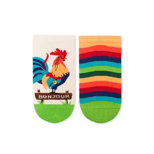 Arty Socks șosete scurte cu Cocoș - Multicolor