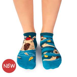 Arty Socks къси чорапи с Капибарата Георги - Тюркоаз