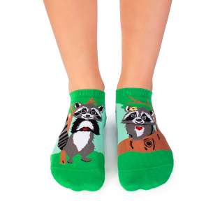 Arty Socks къси чорапи Влюбени Еноти - Зелен