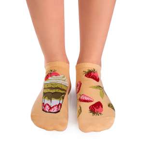 Κοντές κάλτσες Arty Socks με Matcha