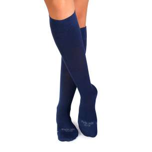 3/4 Șosete compresive din Bumbac Mercerizat – Albastru închis