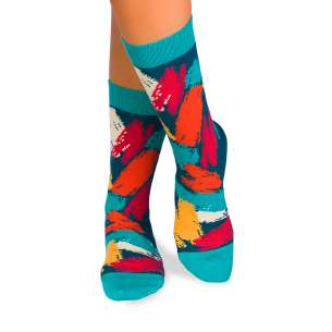 Памучни чорапи с Четки - Петрол