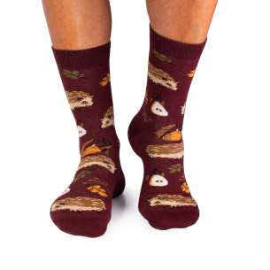 Памучни чорапи Есенни Истории - Таралеж