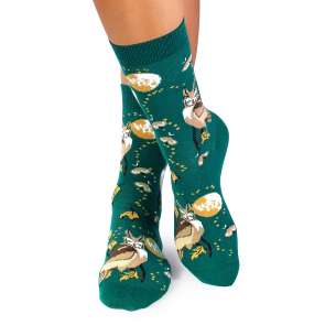 Памучни чорапи Есенни Истории - Бухал