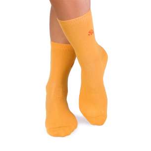 Chaussettes Coton pur Jaune