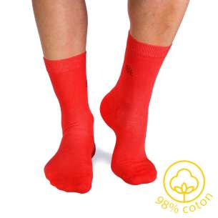 Chaussettes Coton pur Corail