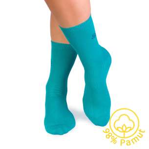 98% pamut zokni – menta