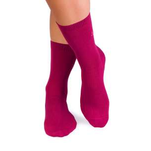 Chaussettes Coton pur Fuchsia