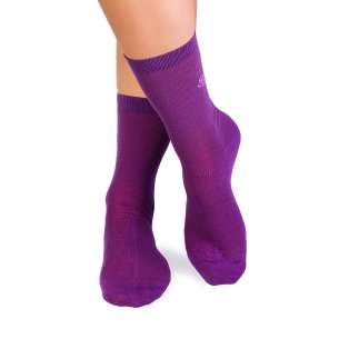 Chaussettes Coton pur Violet