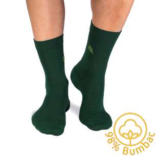 Șosete cu 98% Bumbac - Verde